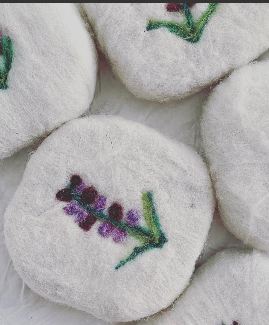 Lavender Felted Soap