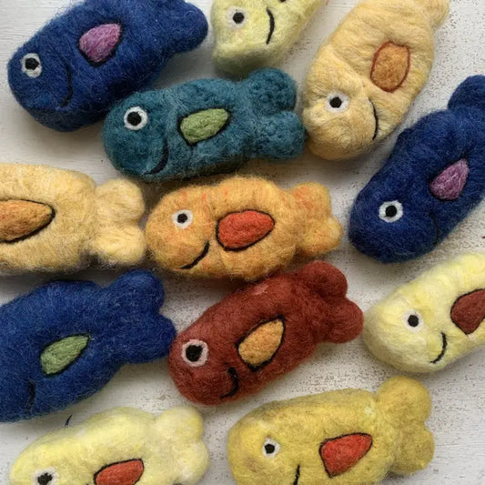 Felted Fish Soap