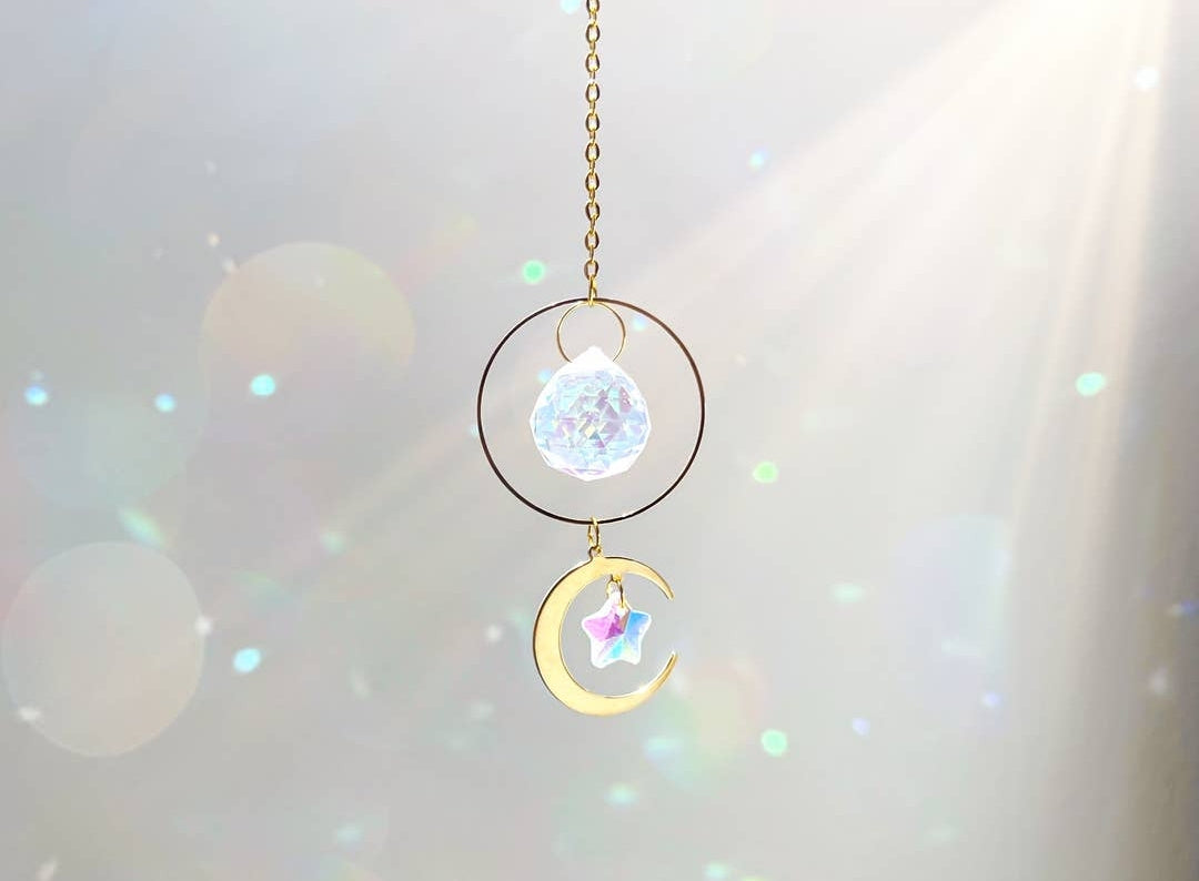 Moon Crystal Suncatcher