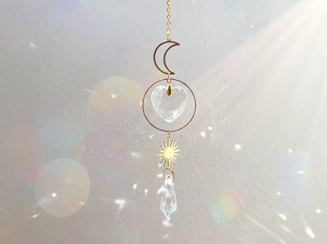 Moon Crystal Suncatcher